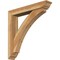 Ekena Millwork Thorton Traditional Rough Sawn Bracket w/ Offset Brace, Western Red Cedar, 6"W x 34"D x 34"H BKT0604X34X34THR01RWR - alternate 1